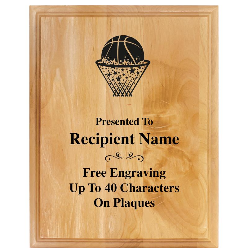 7"X9" ALDER WOOD PLAQUE