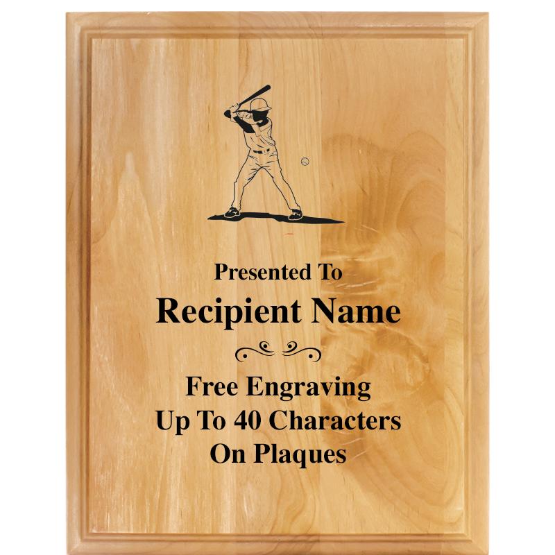 7"X9" ALDER WOOD PLAQUE