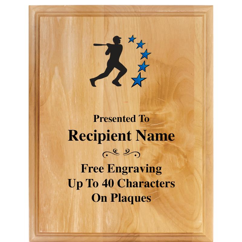 7"X9" ALDER WOOD PLAQUE