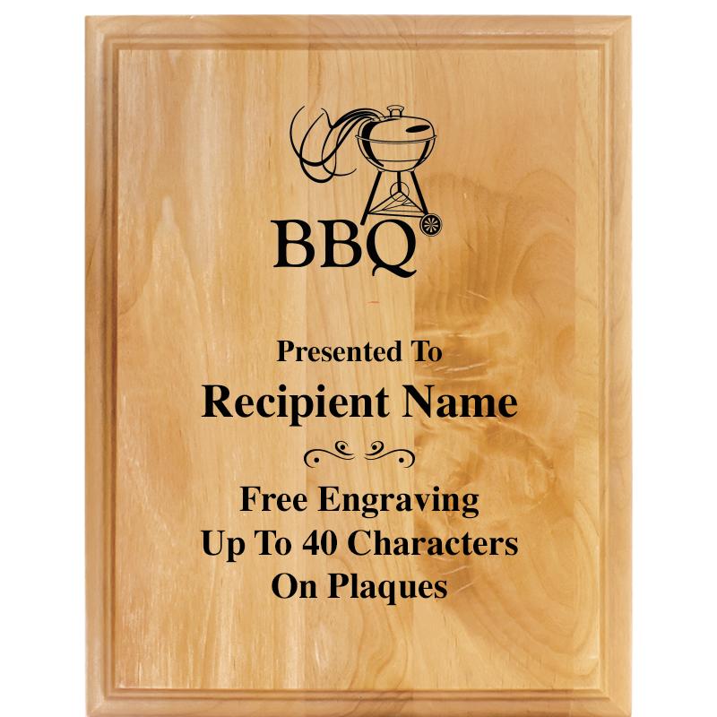 7"X9" ALDER WOOD PLAQUE