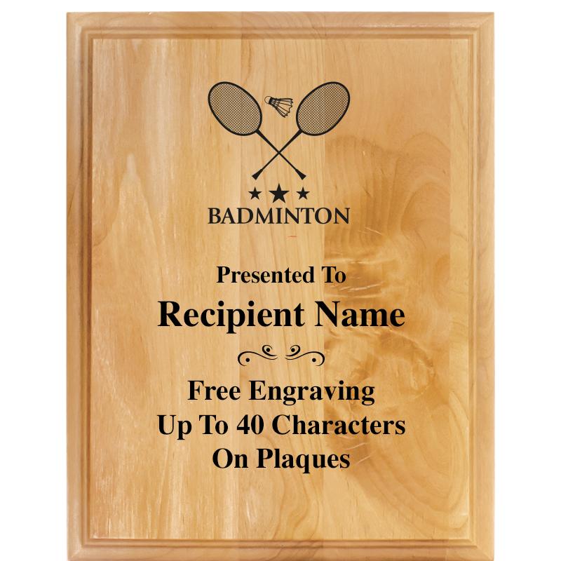 7"X9" ALDER WOOD PLAQUE