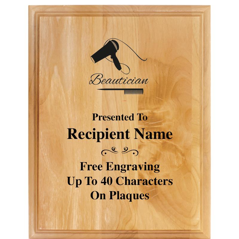 7"X9" ALDER WOOD PLAQUE