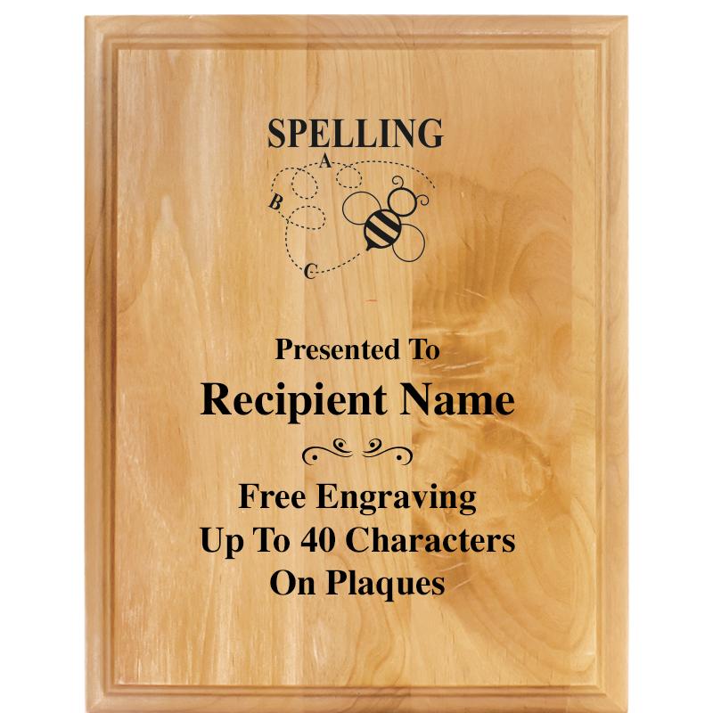 7"X9" ALDER WOOD PLAQUE