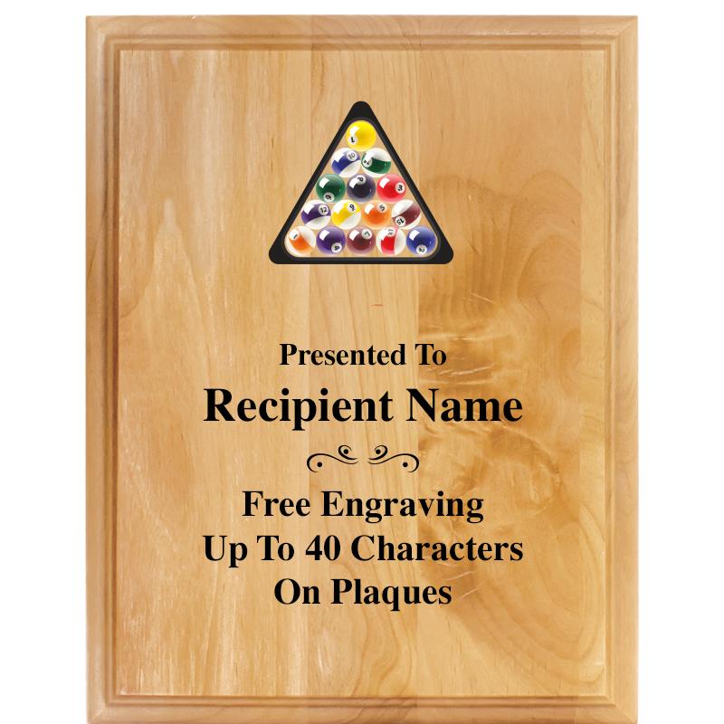 7"X9" ALDER WOOD PLAQUE