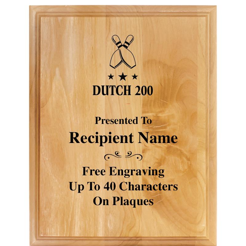 7"X9" ALDER WOOD PLAQUE