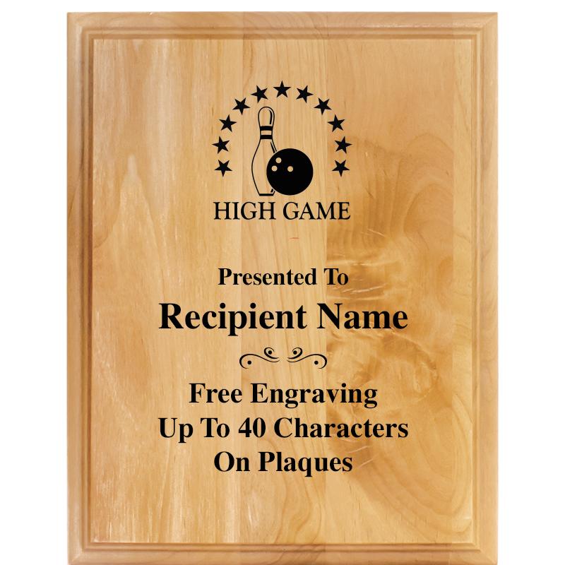 7"X9" ALDER WOOD PLAQUE