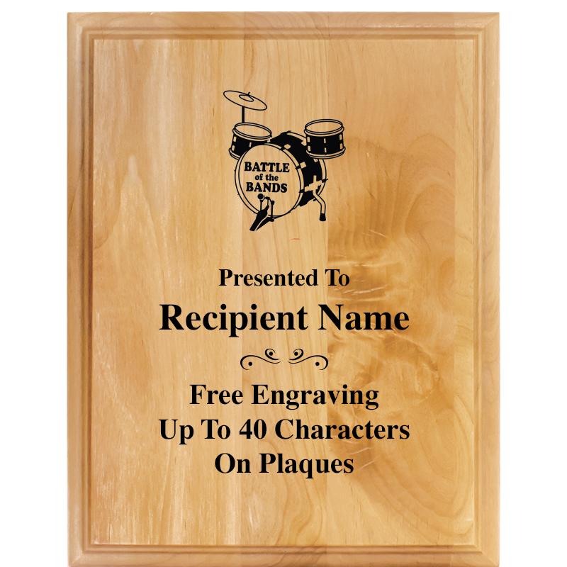 7"X9" ALDER WOOD PLAQUE