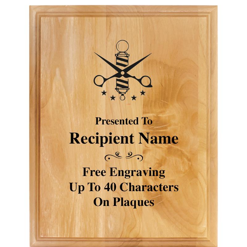 7"X9" ALDER WOOD PLAQUE