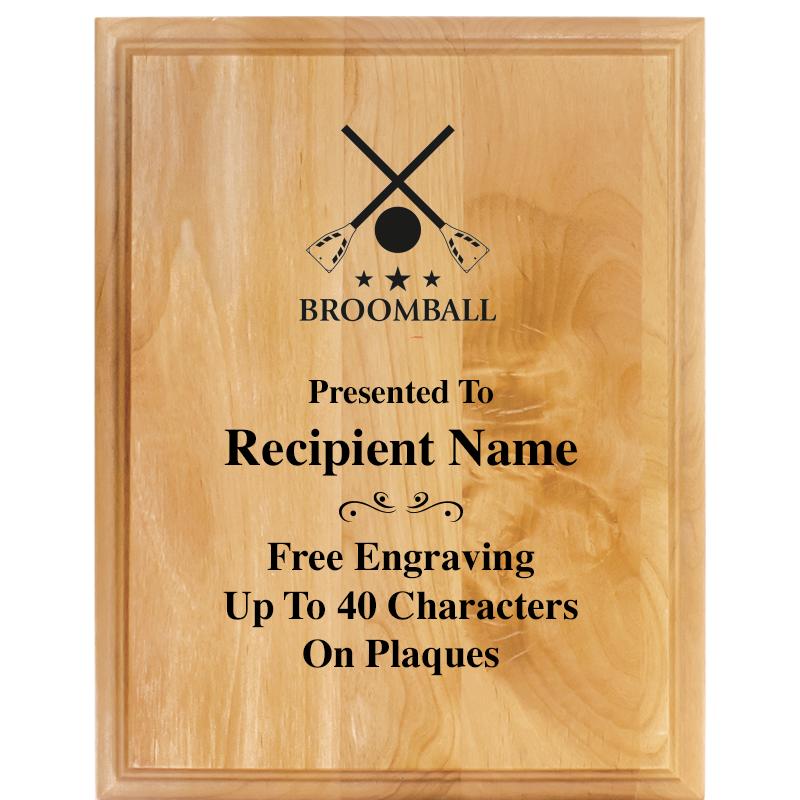 7"X9" ALDER WOOD PLAQUE