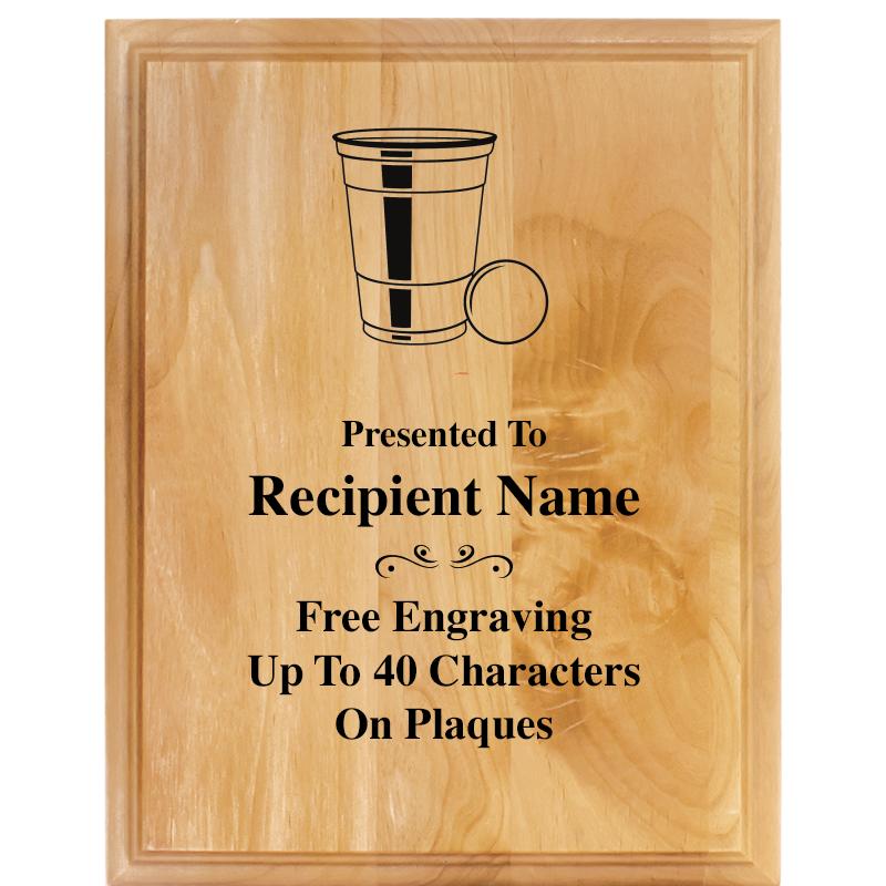 7"X9" ALDER WOOD PLAQUE