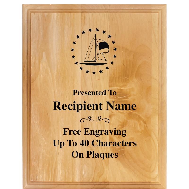 7"X9" ALDER WOOD PLAQUE