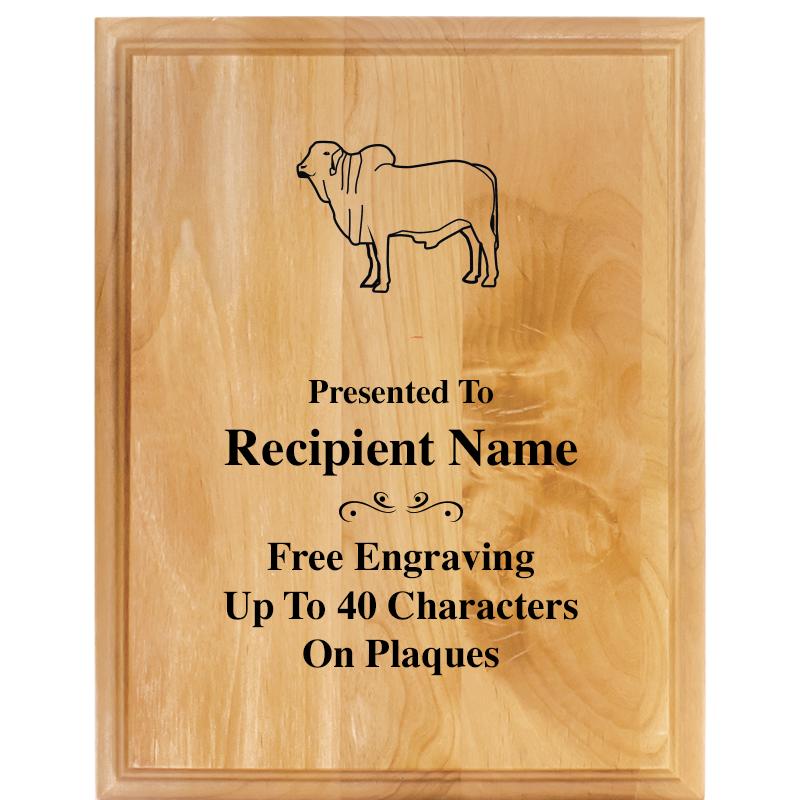 7"X9" ALDER WOOD PLAQUE