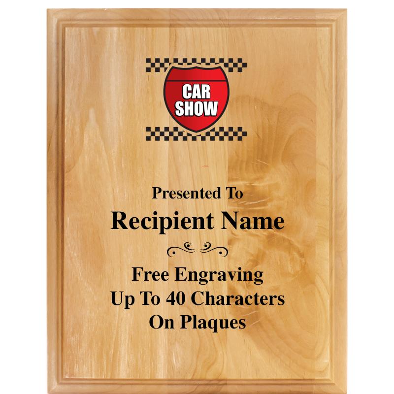 7"X9" ALDER WOOD PLAQUE