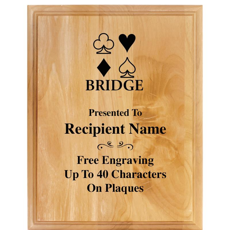 7"X9" ALDER WOOD PLAQUE