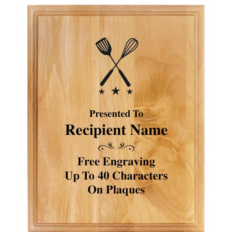 7"X9" ALDER WOOD PLAQUE