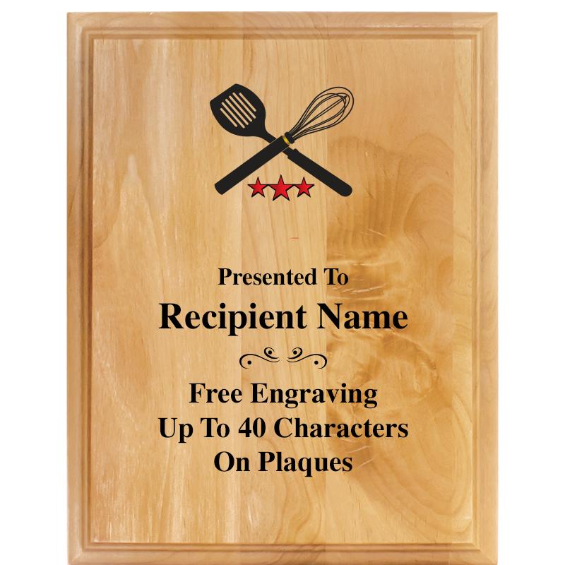 7"X9" ALDER WOOD PLAQUE