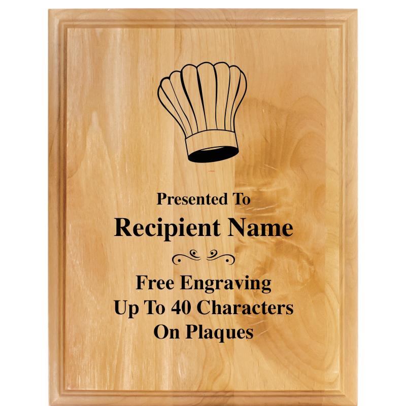 7"X9" ALDER WOOD PLAQUE