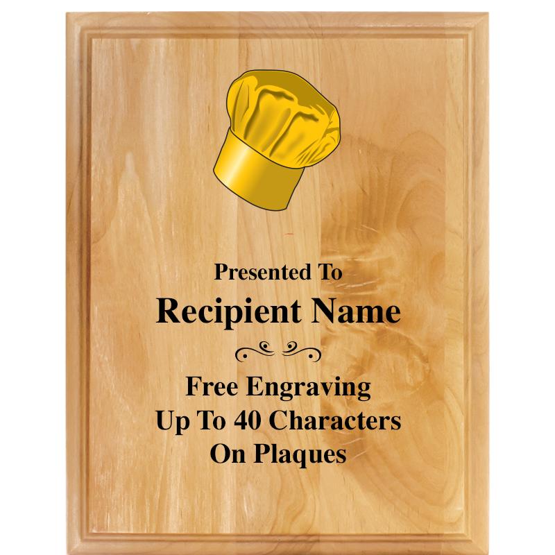 7"X9" ALDER WOOD PLAQUE