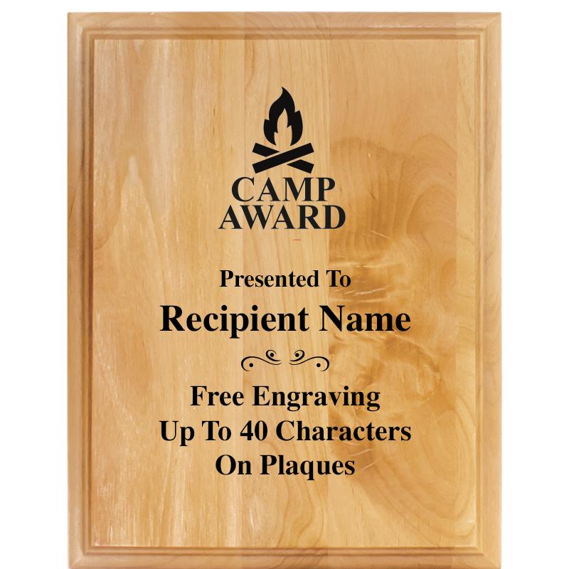 7"X9" ALDER WOOD PLAQUE