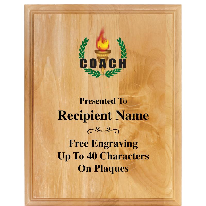 7"X9" ALDER WOOD PLAQUE