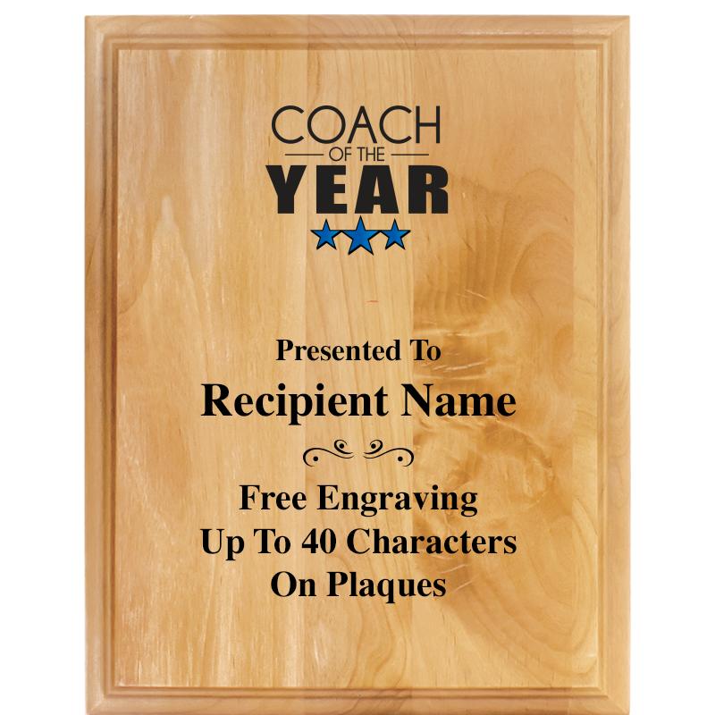 7"X9" ALDER WOOD PLAQUE