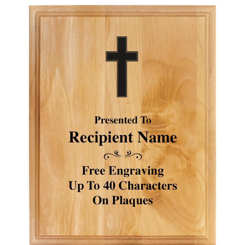 7"X9" ALDER WOOD PLAQUE