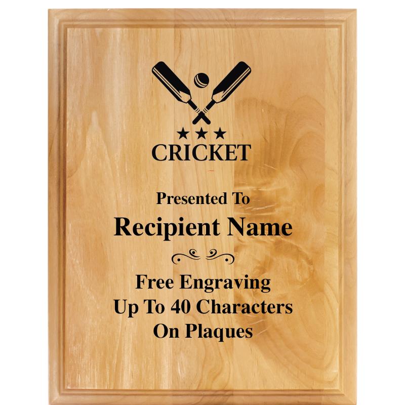 7"X9" ALDER WOOD PLAQUE