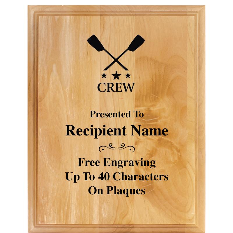 7"X9" ALDER WOOD PLAQUE