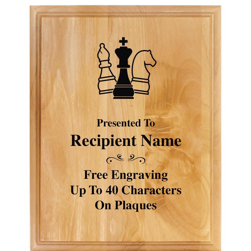 7"X9" ALDER WOOD PLAQUE