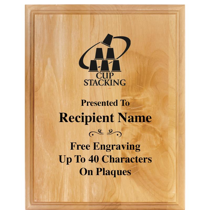 7"X9" ALDER WOOD PLAQUE