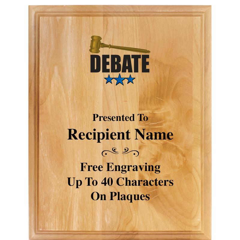 7"X9" ALDER WOOD PLAQUE