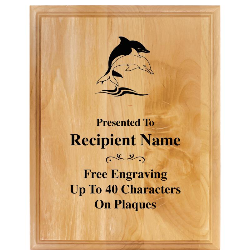 7"X9" ALDER WOOD PLAQUE