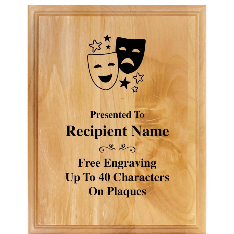 7"X9" ALDER WOOD PLAQUE