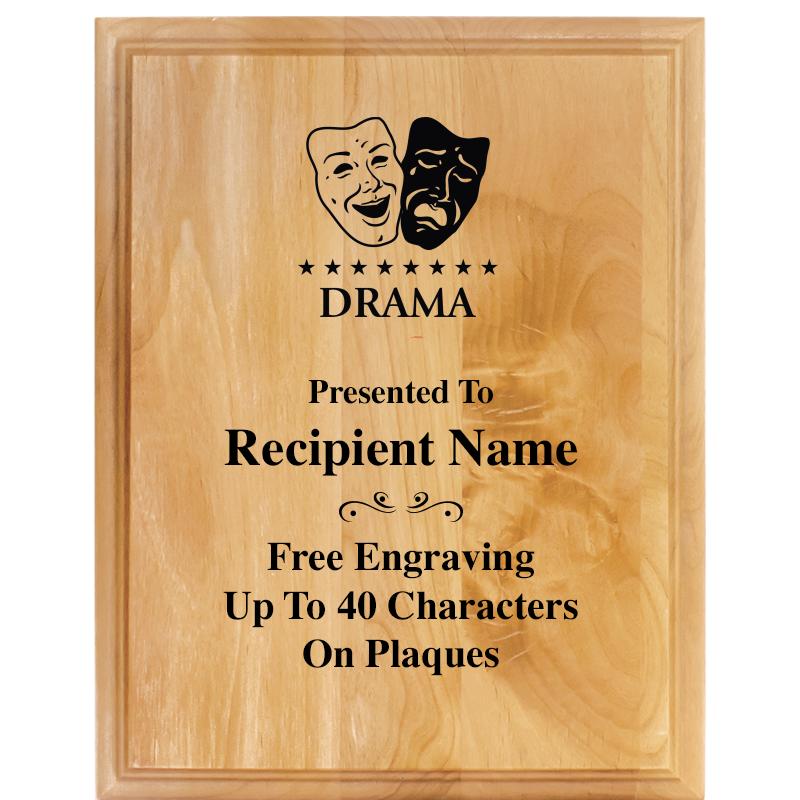 7"X9" ALDER WOOD PLAQUE