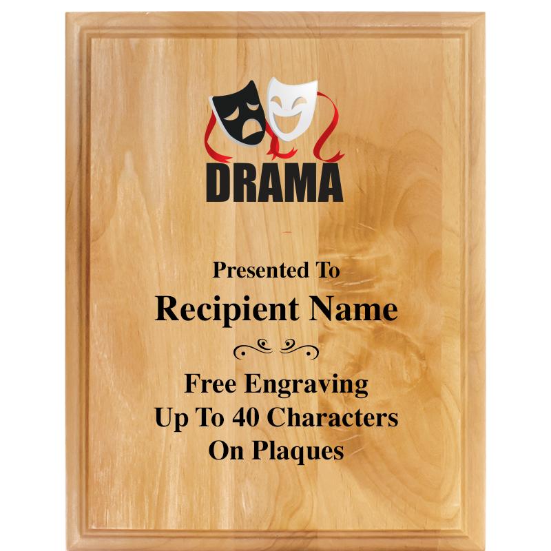 7"X9" ALDER WOOD PLAQUE