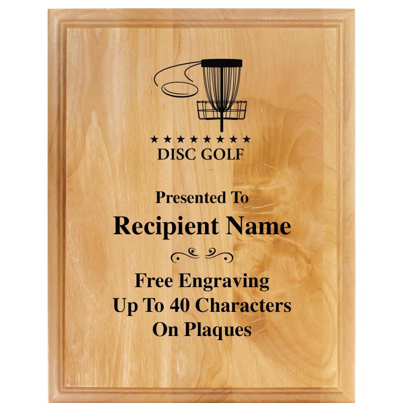 7"X9" ALDER WOOD PLAQUE