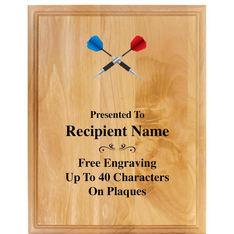 7"X9" ALDER WOOD PLAQUE