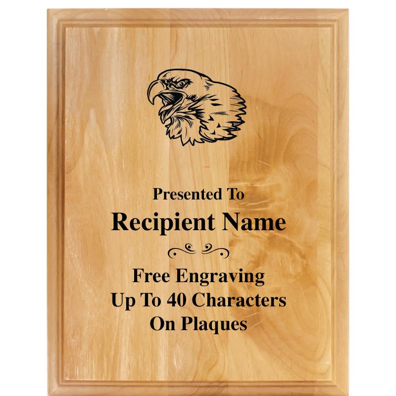 7"X9" ALDER WOOD PLAQUE