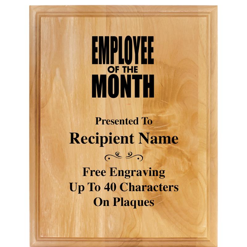 7"X9" ALDER WOOD PLAQUE