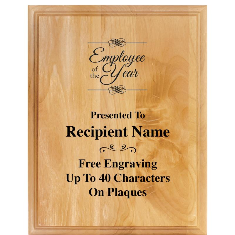 7"X9" ALDER WOOD PLAQUE