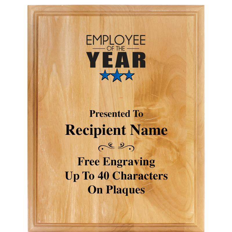 7"X9" ALDER WOOD PLAQUE