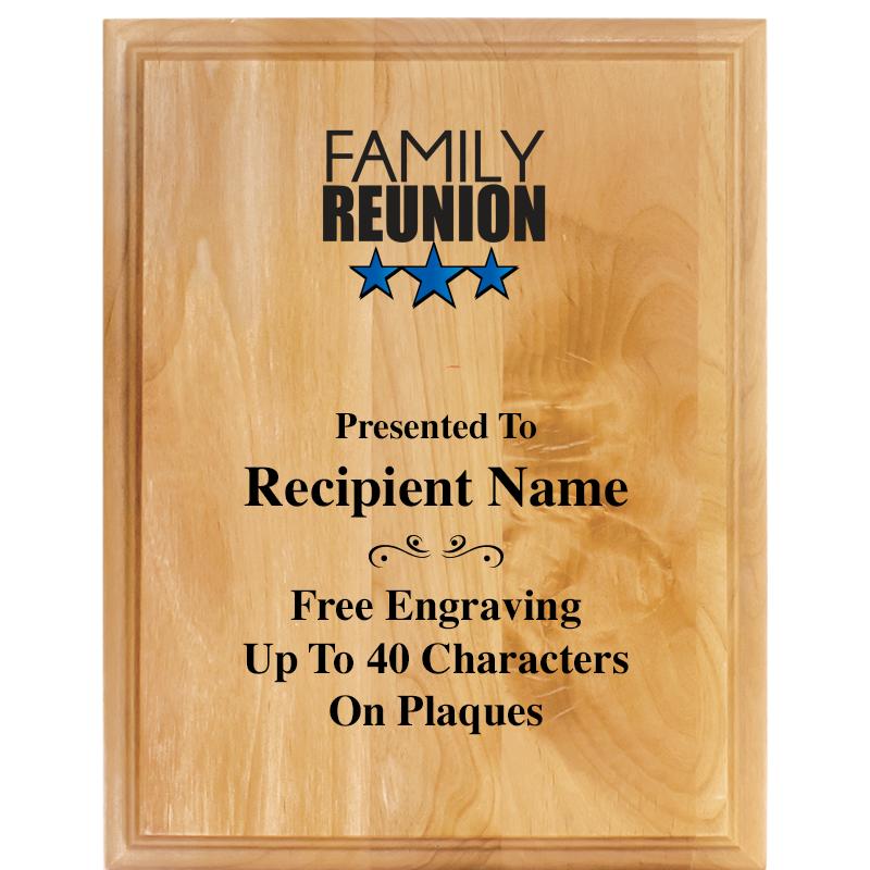 7"X9" ALDER WOOD PLAQUE