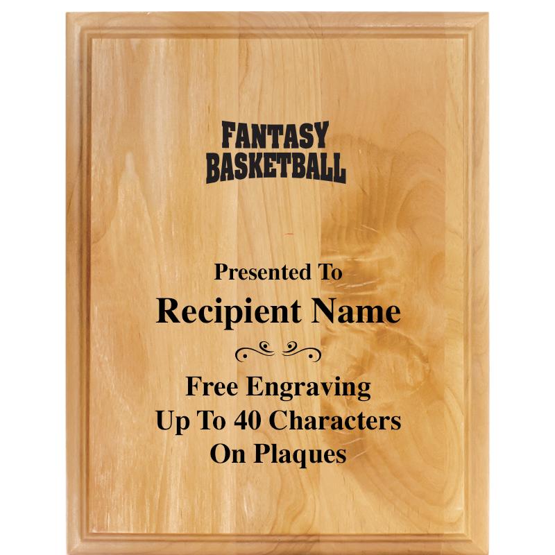 7"X9" ALDER WOOD PLAQUE