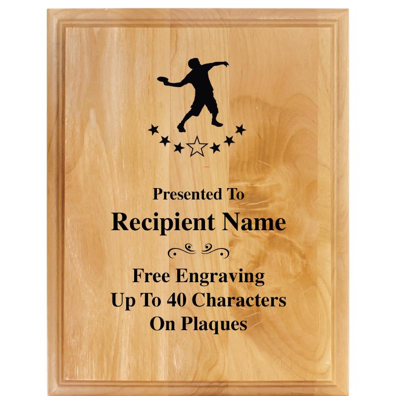 7"X9" ALDER WOOD PLAQUE