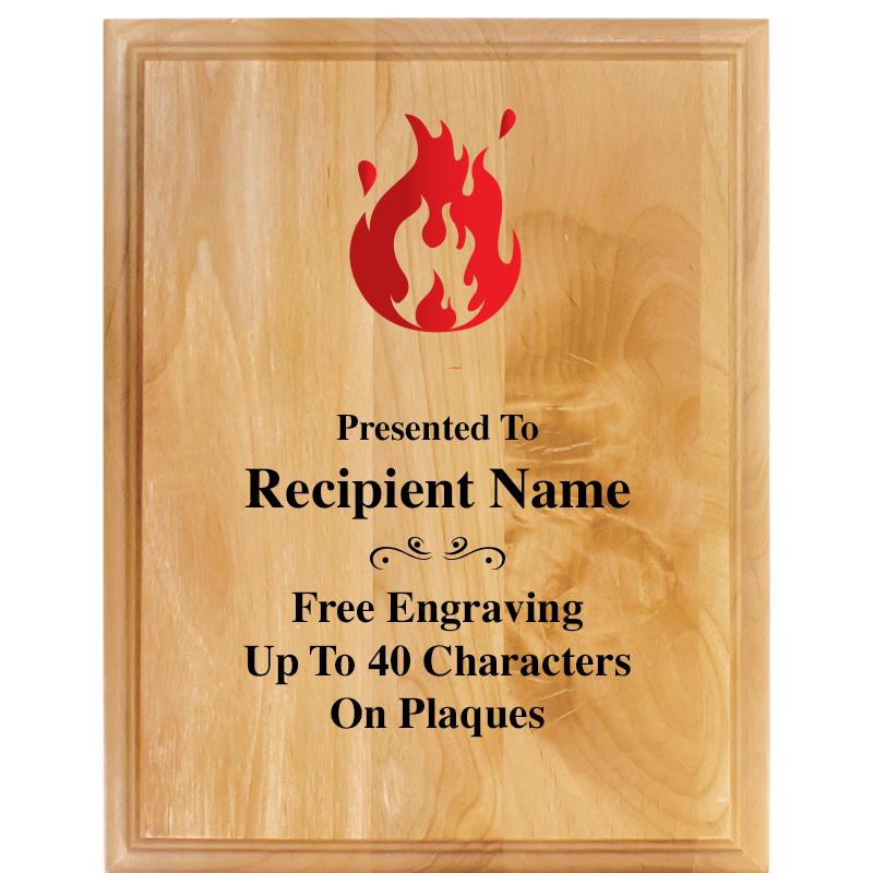 7"X9" ALDER WOOD PLAQUE