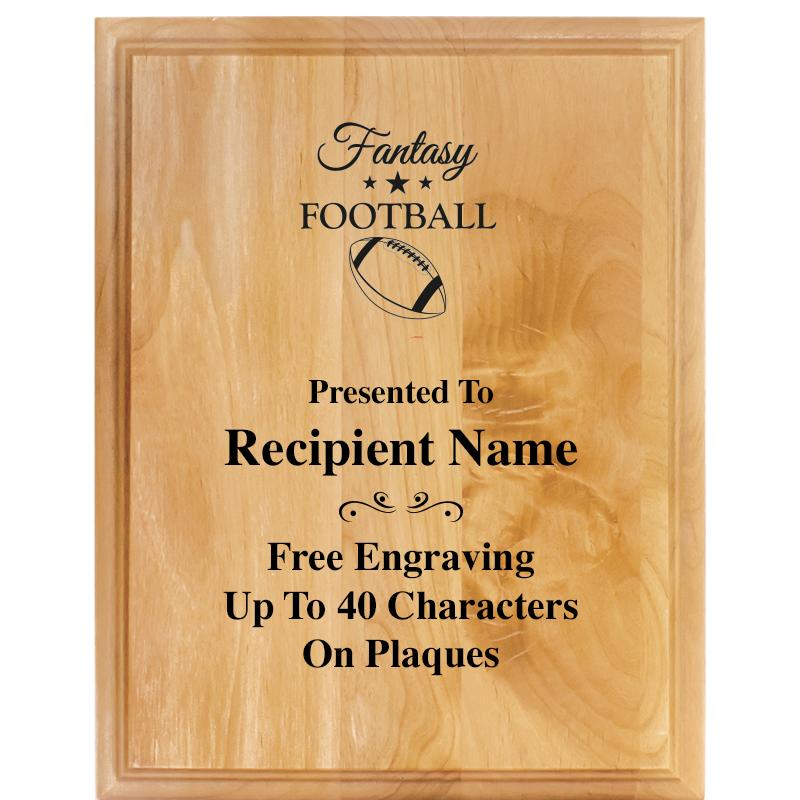 7"X9" ALDER WOOD PLAQUE