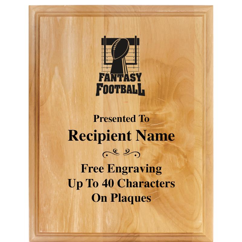 7"X9" ALDER WOOD PLAQUE