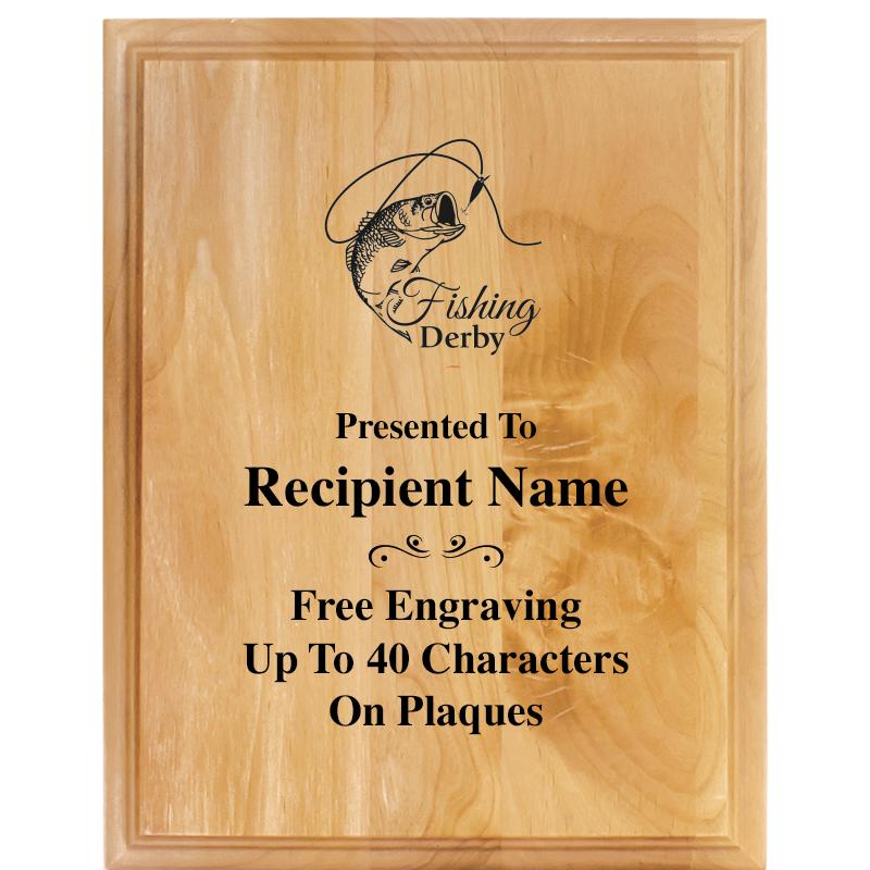 7"X9" ALDER WOOD PLAQUE