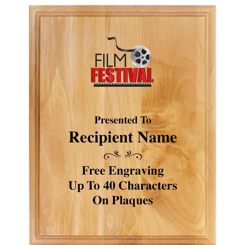 7"X9" ALDER WOOD PLAQUE