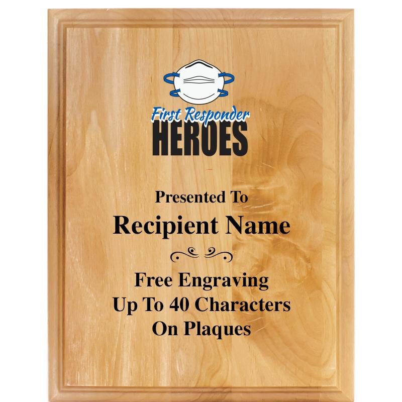 7"X9" ALDER WOOD PLAQUE